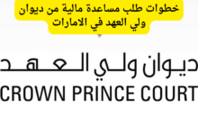 طلب مساعدة مالية من ديوان ولي العهد