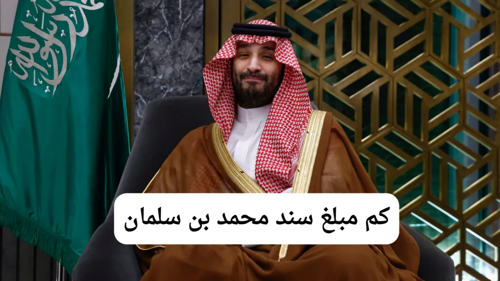 كم مبلغ سند محمد بن سلمان