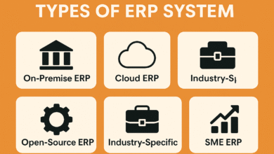 أنواع نظام ERP